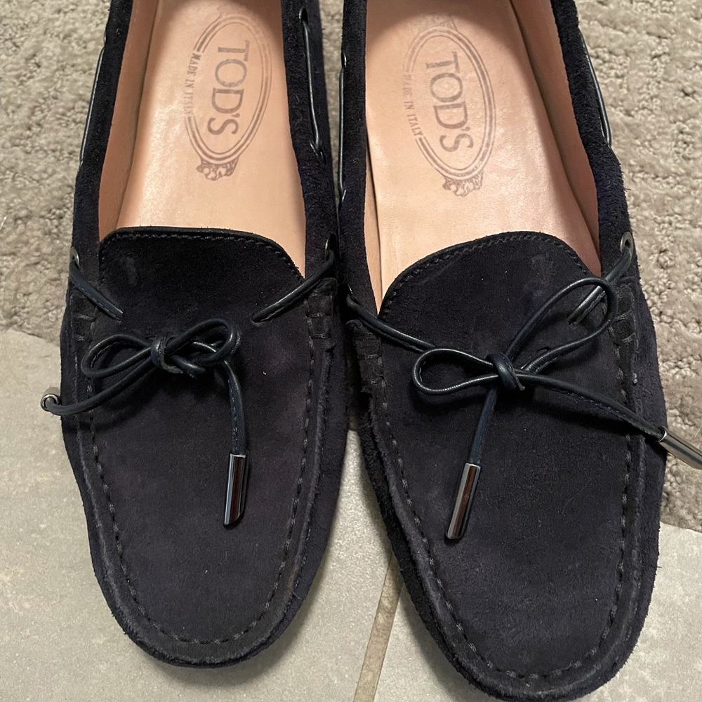Tod’s suede Moccasins/loafers Navy
